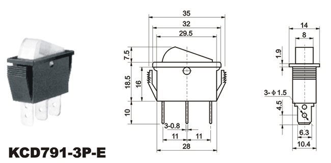 οKCD791-3P-E