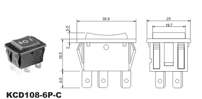 οKCD108-6P-C