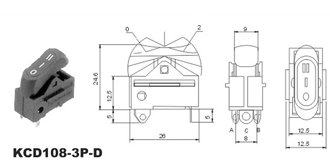 οKCD108-3P-D