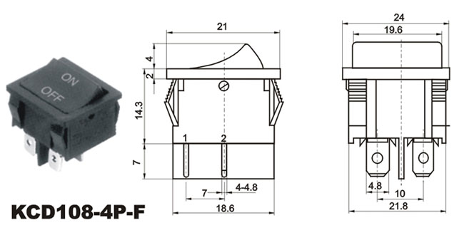 οKCD108-4P-F