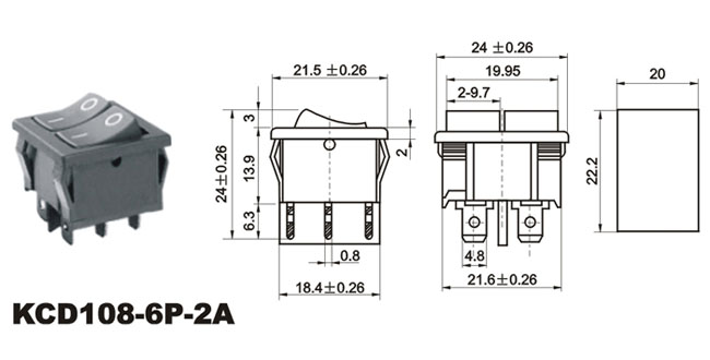 οKCD108-6P-2A